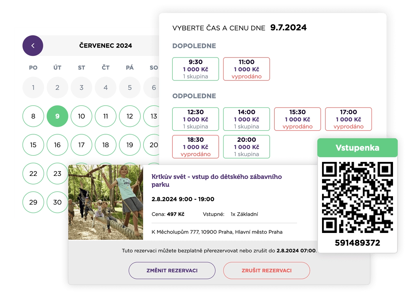 Rezervace 24/7 — online rezervační systém s kalendářem